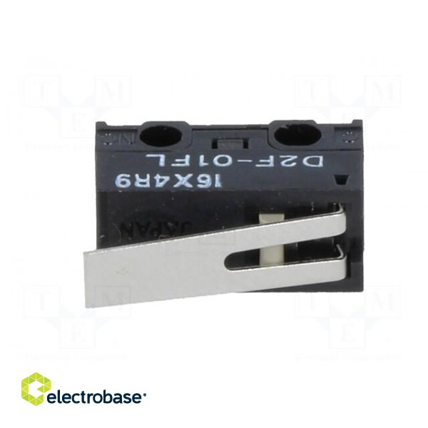 Microswitch SNAP ACTION | 1A/125VAC | 0.1A/30VDC | with lever | SPDT paveikslėlis 3