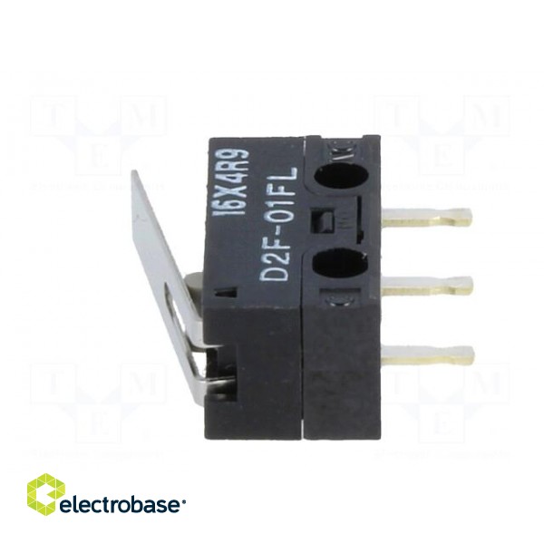 Microswitch SNAP ACTION | 1A/125VAC | 0.1A/30VDC | with lever | SPDT image 5