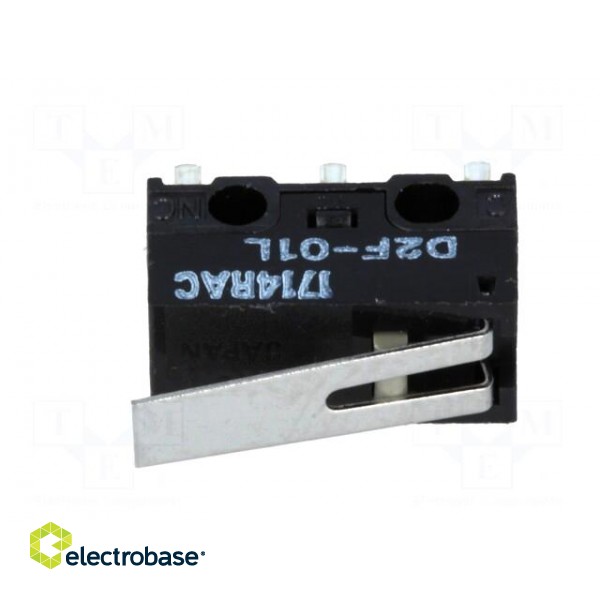 Microswitch SNAP ACTION | 0.1A/30VDC | with lever | SPDT | ON-(ON) image 9