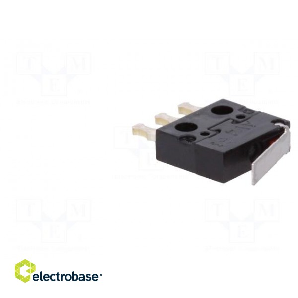 Microswitch SNAP ACTION | 0.1A/30VDC | with lever | SPDT | ON-(ON) image 2