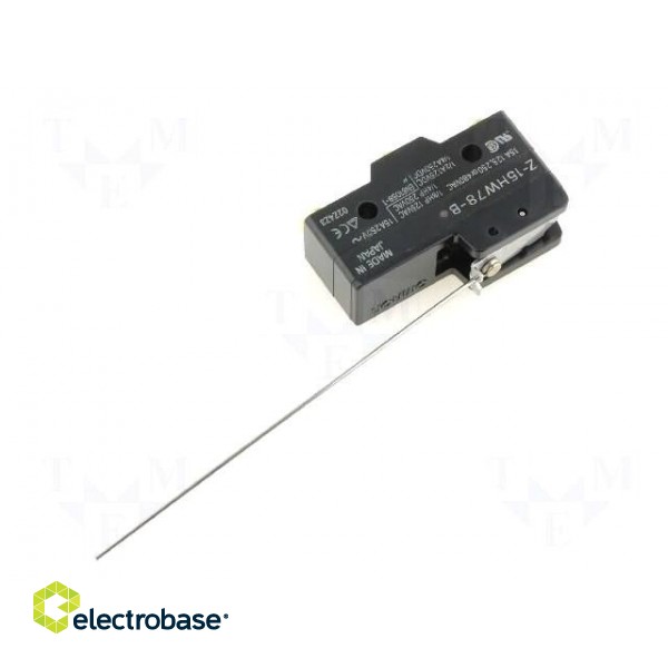 Microswitch SNAP ACTION | 10A/250VAC | 2A/30VDC | with lever | SPDT