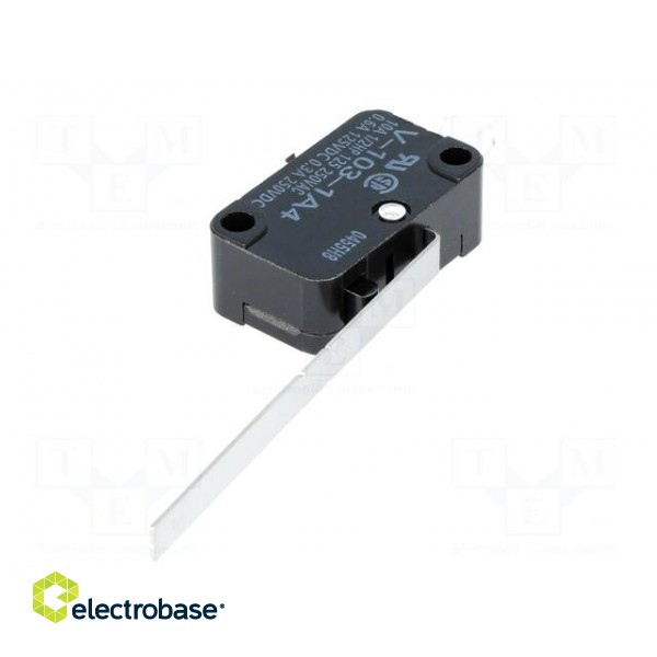 Microswitch SNAP ACTION | 10A/250VAC | 0.6A/125VDC | with lever фото 1