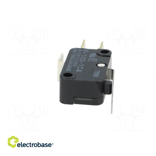 Microswitch SNAP ACTION | with lever | SPDT | 10A/250VAC | ON-(ON) фото 9