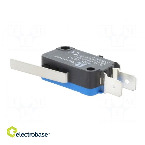 Microswitch SNAP ACTION | 10A/250VAC | 0.3A/220VDC | with lever image 4