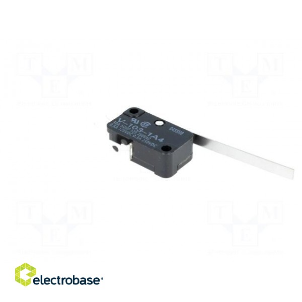Microswitch SNAP ACTION | 10A/250VAC | 0.6A/125VDC | with lever фото 8