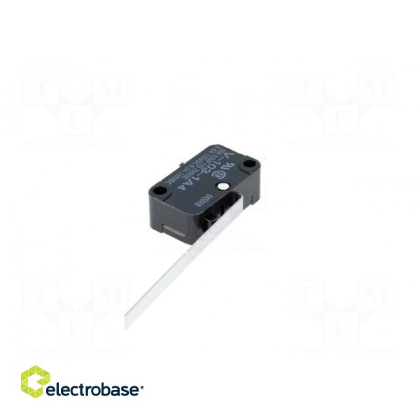 Microswitch SNAP ACTION | 10A/250VAC | 0.6A/125VDC | with lever image 2
