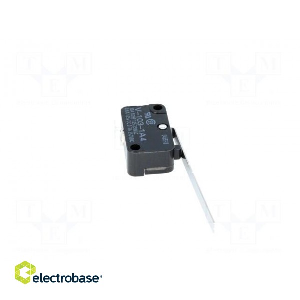 Microswitch SNAP ACTION | 10A/250VAC | 0.6A/125VDC | with lever фото 9