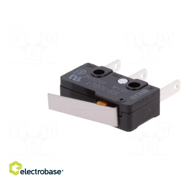 Microswitch SNAP ACTION | 10A/250VAC | with lever | SPDT | ON-(ON) paveikslėlis 4