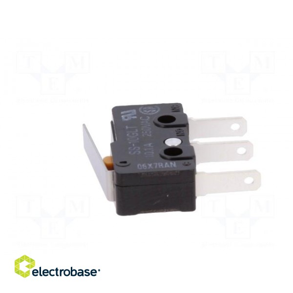 Microswitch SNAP ACTION | 10A/250VAC | with lever | SPDT | ON-(ON) paveikslėlis 5