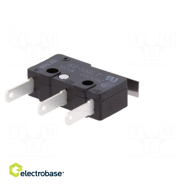 Microswitch SNAP ACTION | 10A/250VAC | with lever | SPDT | ON-(ON) paveikslėlis 8