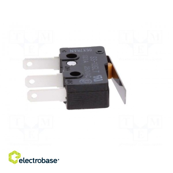 Microswitch SNAP ACTION | 10A/250VAC | with lever | SPDT | ON-(ON) paveikslėlis 9