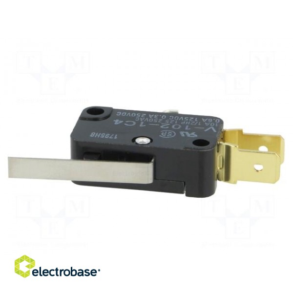 Microswitch SNAP ACTION | with lever | SPDT | 10A/250VAC | ON-(ON) фото 3
