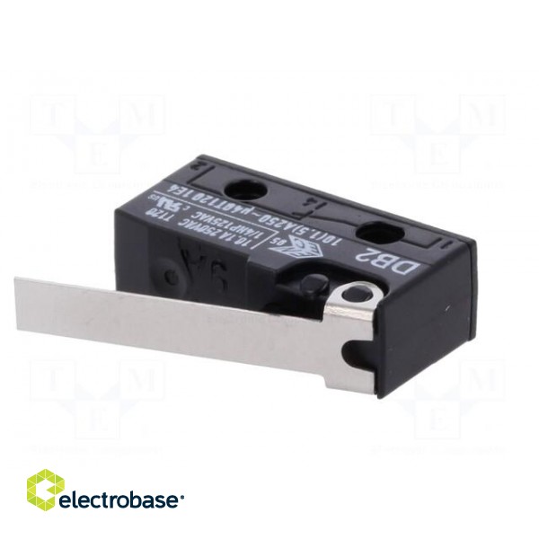 Microswitch SNAP ACTION | 10A/250VAC | 0.1A/80VDC | with lever image 4