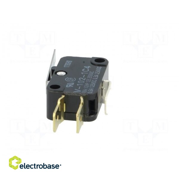 Microswitch SNAP ACTION | 10A/250VAC | 0.6A/125VDC | with lever image 5