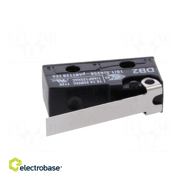 Microswitch SNAP ACTION | 10A/250VAC | 0.1A/80VDC | with lever image 3