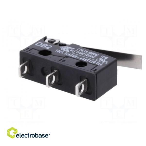 Microswitch SNAP ACTION | 10A/250VAC | 0.1A/80VDC | with lever image 8