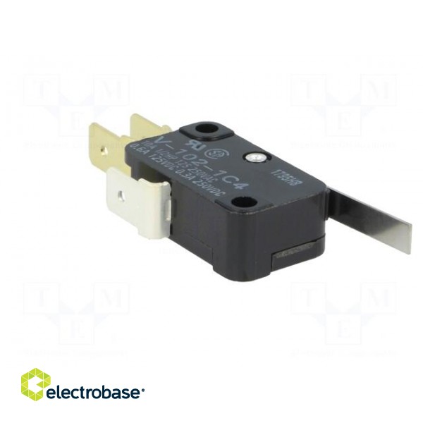 Microswitch SNAP ACTION | 10A/250VAC | 0.6A/125VDC | with lever image 8