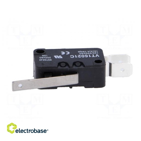 Microswitch SNAP ACTION | 14A/250VAC | with lever | SPDT | ON-(ON) image 7