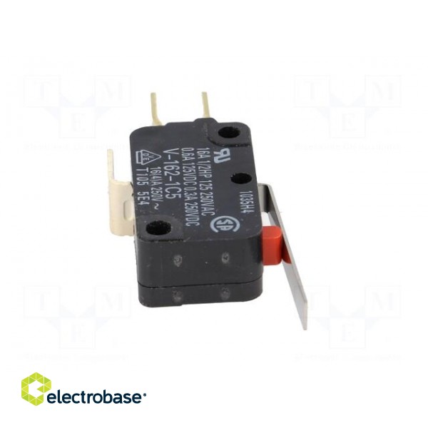 Microswitch SNAP ACTION | 16A/250VAC | 0.6A/125VDC | with lever image 9