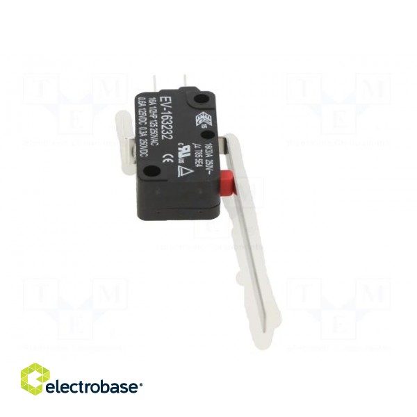 Microswitch SNAP ACTION | 16A/250VAC | 0.6A/125VDC | with lever image 9