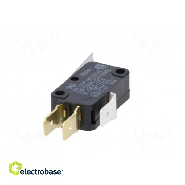 Microswitch SNAP ACTION | 16A/250VAC | 0.3A/250VDC | with lever image 6