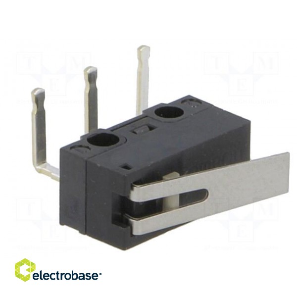 Microswitch SNAP ACTION | 1A/125VAC | 0.1A/30VDC | with lever | SPDT image 2