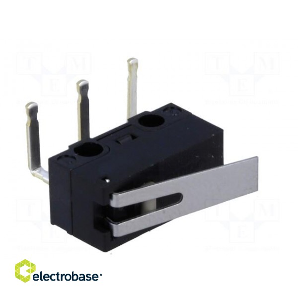 Microswitch SNAP ACTION | 1A/125VAC | 0.5A/30VDC | with lever | SPDT image 2