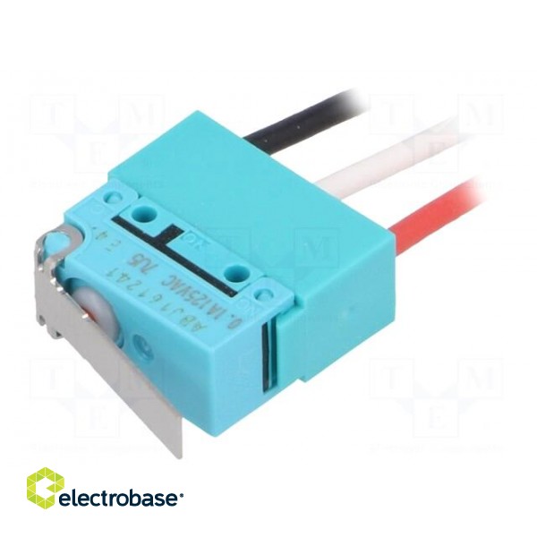 Microswitch SNAP ACTION | with lever | SPDT | 1A/125VAC | 1A/30VDC