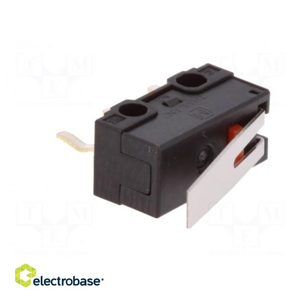 Microswitch SNAP ACTION | with lever | SPDT | 1A/125VAC | 1A/30VDC paveikslėlis 2