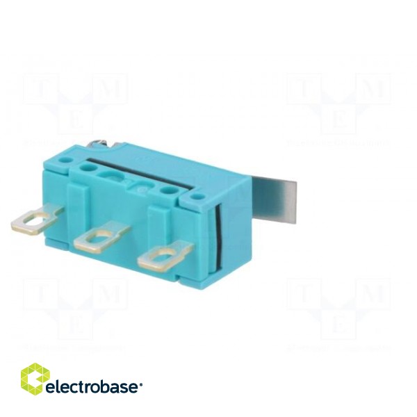 Microswitch SNAP ACTION | with lever | SPDT | 1A/125VAC | 1A/30VDC paveikslėlis 6