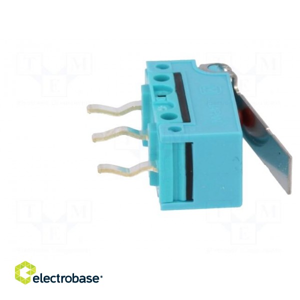 Microswitch SNAP ACTION | with lever | SPDT | 1A/125VAC | 1A/30VDC paveikslėlis 9