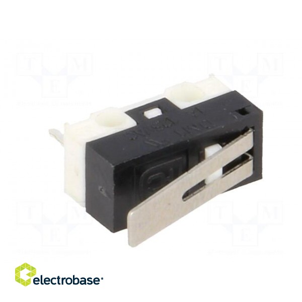 Microswitch SNAP ACTION | with lever | SPDT | 1A/125VAC | ON-(ON) paveikslėlis 2
