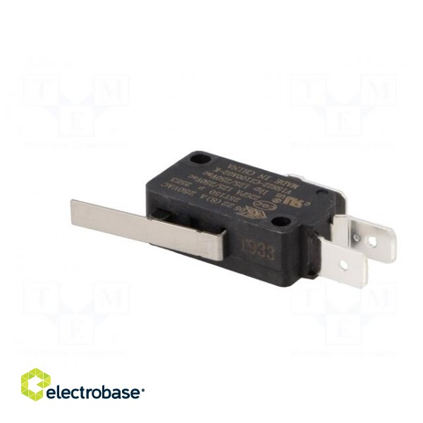 Microswitch SNAP ACTION | with lever | SPDT | 22A/250VAC | ON-(ON) image 4