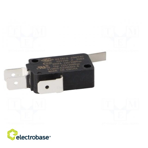 Microswitch SNAP ACTION | with lever | SPDT | 22A/250VAC | ON-(ON) image 7