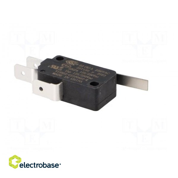 Microswitch SNAP ACTION | with lever | SPDT | 22A/250VAC | ON-(ON) image 8