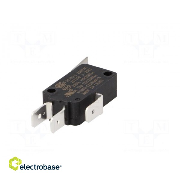 Microswitch SNAP ACTION | with lever | SPDT | 22A/250VAC | ON-(ON) image 6