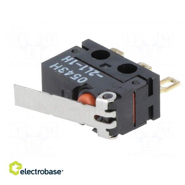 Microswitch SNAP ACTION | 2A/125VAC | 2A/30VDC | with lever | SPDT image 4