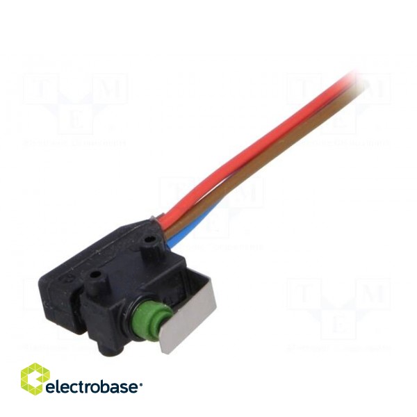 Microswitch SNAP ACTION | with lever | SPDT | 2A/24VDC | ON-(ON)