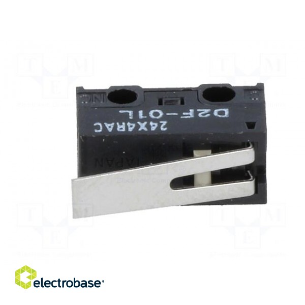 Microswitch SNAP ACTION | 3A/125VAC | 0.1A/30VDC | with lever | SPDT image 3