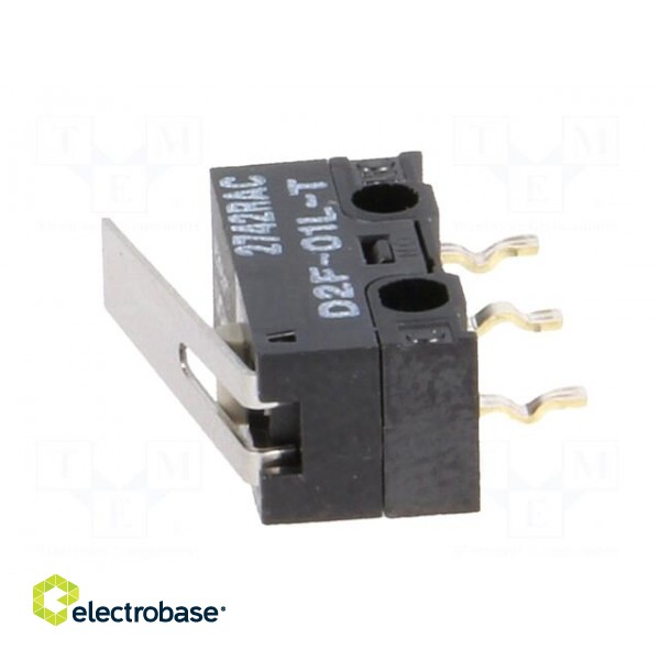Microswitch SNAP ACTION | 3A/125VAC | 0.1A/30VDC | with lever | SPDT image 5