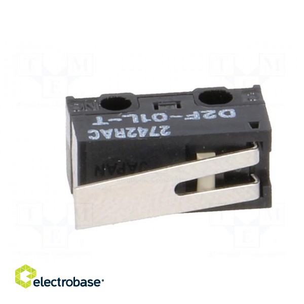 Microswitch SNAP ACTION | 3A/125VAC | 0.1A/30VDC | with lever | SPDT image 3