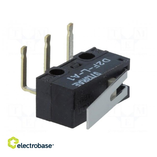 Microswitch SNAP ACTION | 3A/125VAC | 2A/30VDC | with lever | SPDT image 2