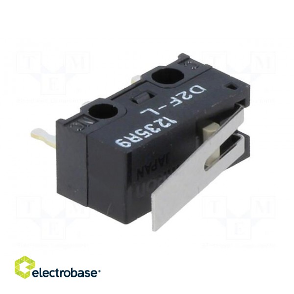 Microswitch SNAP ACTION | 3A/125VAC | 2A/30VDC | with lever | SPDT image 2