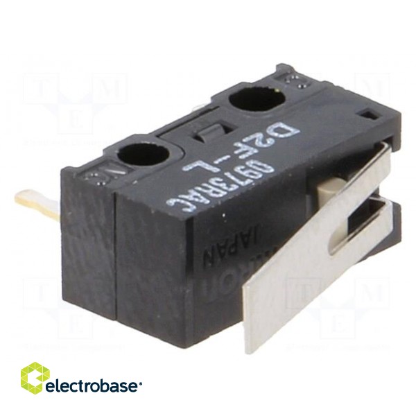 Microswitch SNAP ACTION | 3A/125VAC | 2A/30VDC | with lever | SPDT image 1