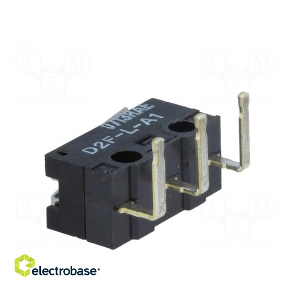 Microswitch SNAP ACTION | 3A/125VAC | 2A/30VDC | with lever | SPDT paveikslėlis 6