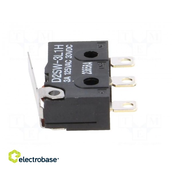 Microswitch SNAP ACTION | with lever | SPDT | 3A/125VAC | 3A/30VDC image 5