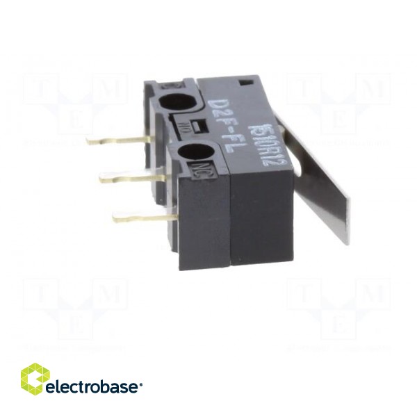 Microswitch SNAP ACTION | 3A/125VAC | with lever | SPDT | ON-(ON) paveikslėlis 9