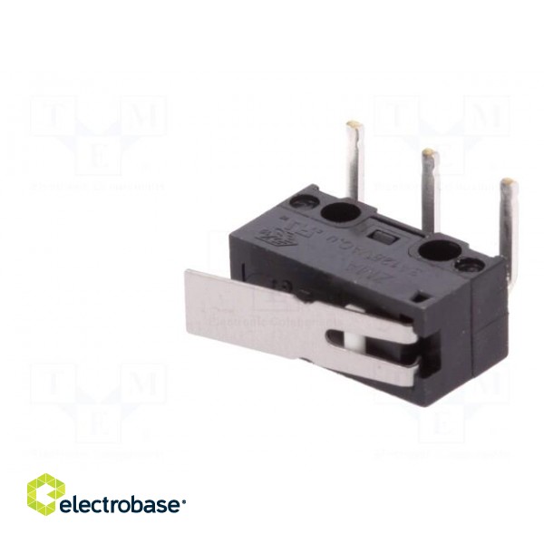 Microswitch SNAP ACTION | with lever | SPDT | 3A/125VAC | ON-(ON) paveikslėlis 4