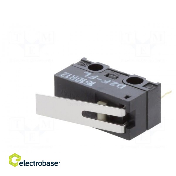 Microswitch SNAP ACTION | 3A/125VAC | with lever | SPDT | ON-(ON) paveikslėlis 4