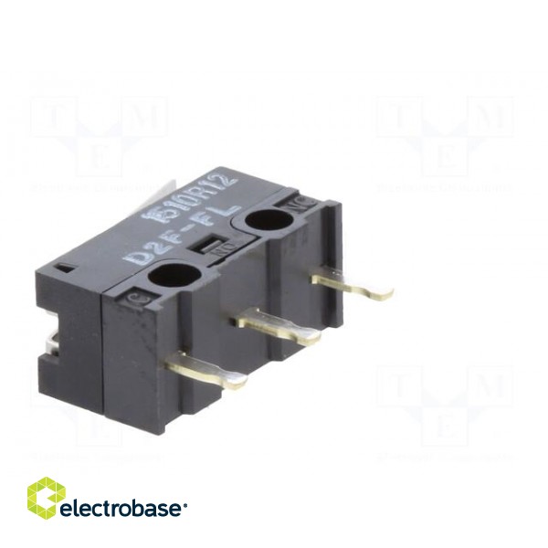 Microswitch SNAP ACTION | 3A/125VAC | with lever | SPDT | ON-(ON) paveikslėlis 6